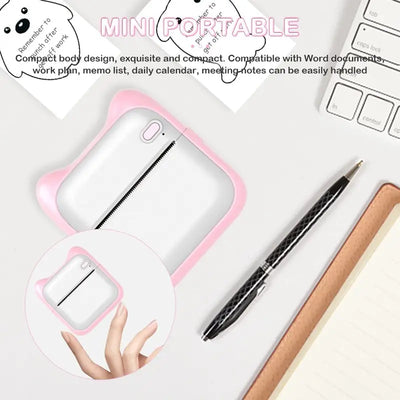 Portable Thermal Photo Printer For Gift Study Notes Memo