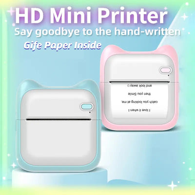 Portable Thermal Photo Printer For Gift Study Notes Memo