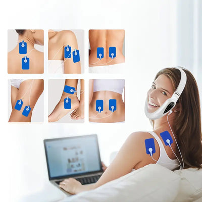 Double Chin Reducer - V Line Face Lift Massager with 5 Modes for Contouring, Tightening, and Firming