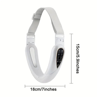 Double Chin Reducer - V Line Face Lift Massager with 5 Modes for Contouring, Tightening, and Firming