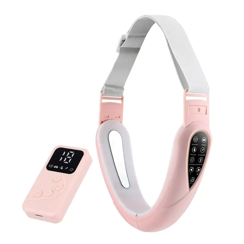 Double Chin Reducer - V Line Face Lift Massager with 5 Modes for Contouring, Tightening, and Firming