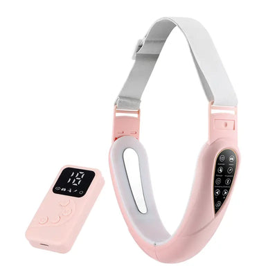 Double Chin Reducer - V Line Face Lift Massager with 5 Modes for Contouring, Tightening, and Firming