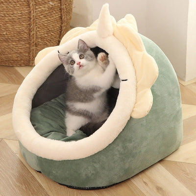 Sweet Kitten Lounger Cushion Cat House Tent