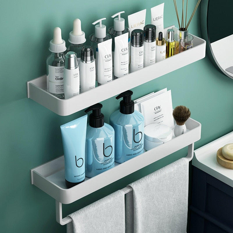 Bathroom Shelf Shampoo Holder Storage Rack