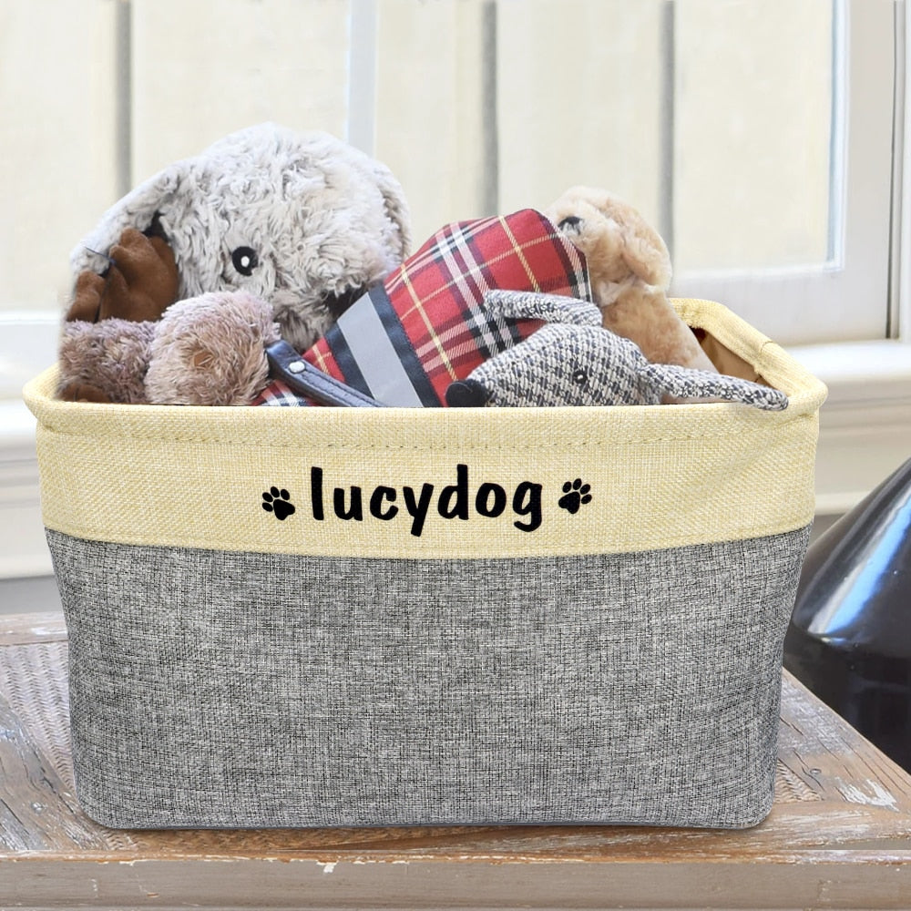 Storage Bins Canvas Collapsible Dog Accessories
