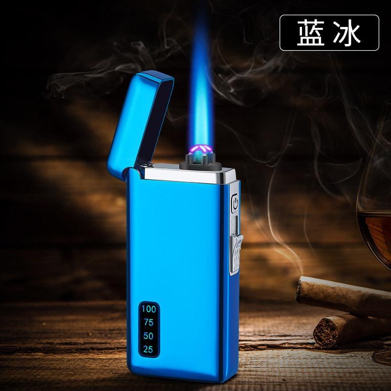 Windproof Metal USB Lighter Torch Turbo Lighter Jet Dual Arc - Fajar eMART