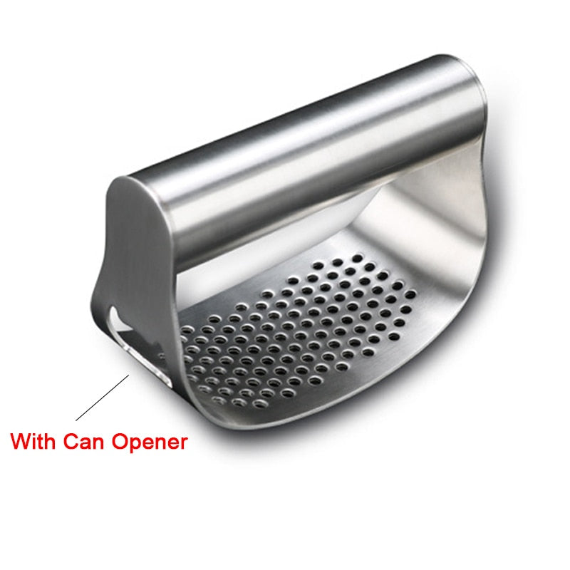 Stainless Garlic Press Household Press Squeezer