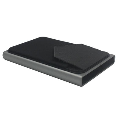 Pop Up ID RFID Card Male Wallet Mini Package Aluminum Metal Protective Gear - Fajar eMART