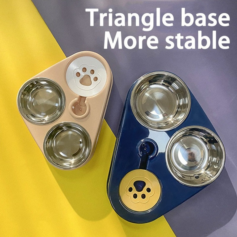 Automatic Drinking Pet Bowl Cat Food Bowl Pet Stainless Steel