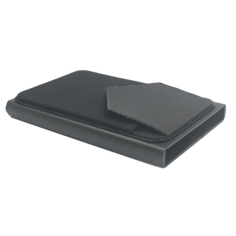 Pop Up ID RFID Card Male Wallet Mini Package Aluminum Metal Protective Gear - Fajar eMART