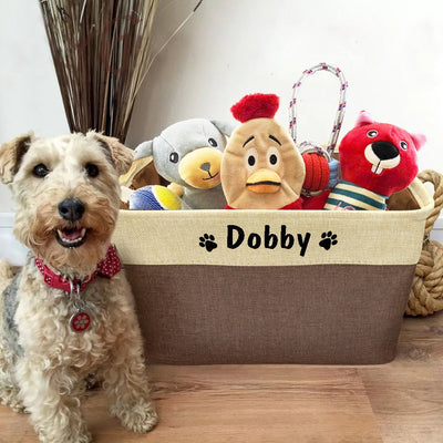 Storage Bins Canvas Collapsible Dog Accessories