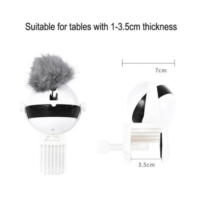 Cats Teaser Toy Electric Flutter Rotating Cat Toys - Fajar eMART