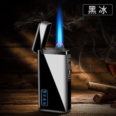 Windproof Metal USB Lighter Torch Turbo Lighter Jet Dual Arc - Fajar eMART