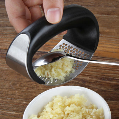 Stainless Garlic Press Household Press Squeezer