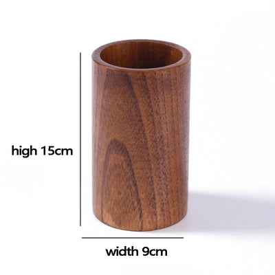 7pcs/set Teak Natural Wood Tableware Spoon