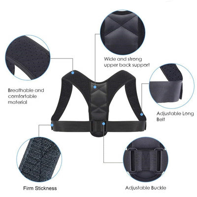 Clavicle Spine Back Shoulder Lumbar Posture Correction