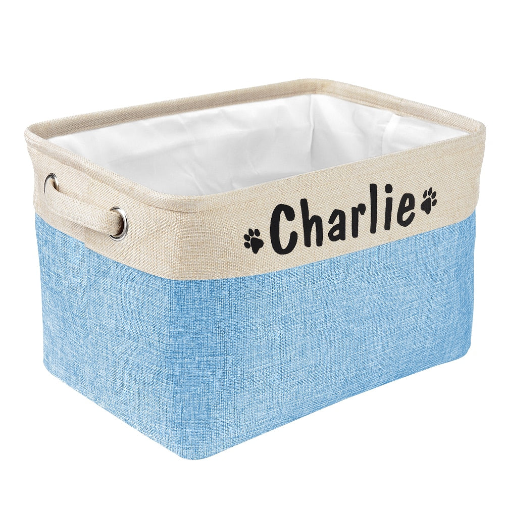 Storage Bins Canvas Collapsible Dog Accessories