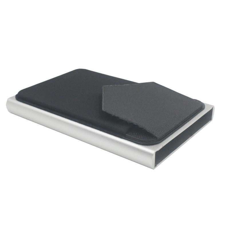 Pop Up ID RFID Card Male Wallet Mini Package Aluminum Metal Protective Gear - Fajar eMART