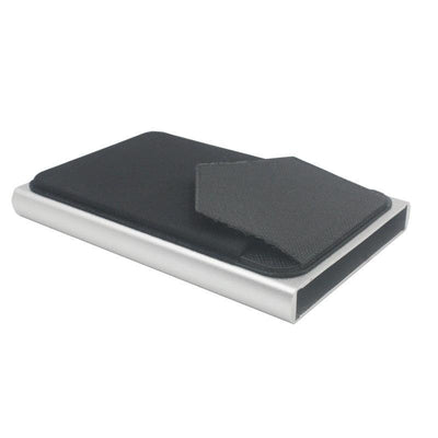 Pop Up ID RFID Card Male Wallet Mini Package Aluminum Metal Protective Gear - Fajar eMART