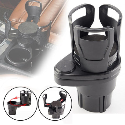2 In 1 Vehicle-mounted Slip-proof Cup Holder 360 Degree Rotating - Fajar eMART
