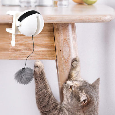 Cats Teaser Toy Electric Flutter Rotating Cat Toys - Fajar eMART