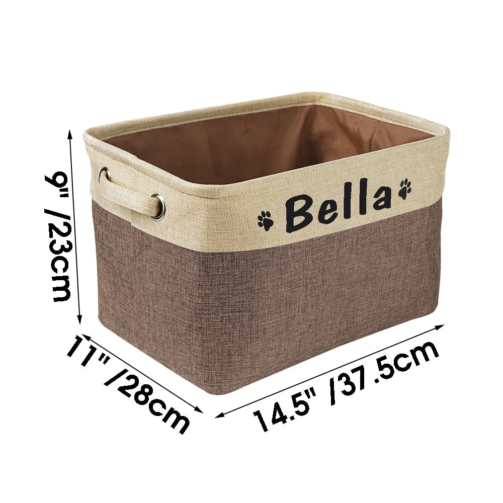 Storage Bins Canvas Collapsible Dog Accessories