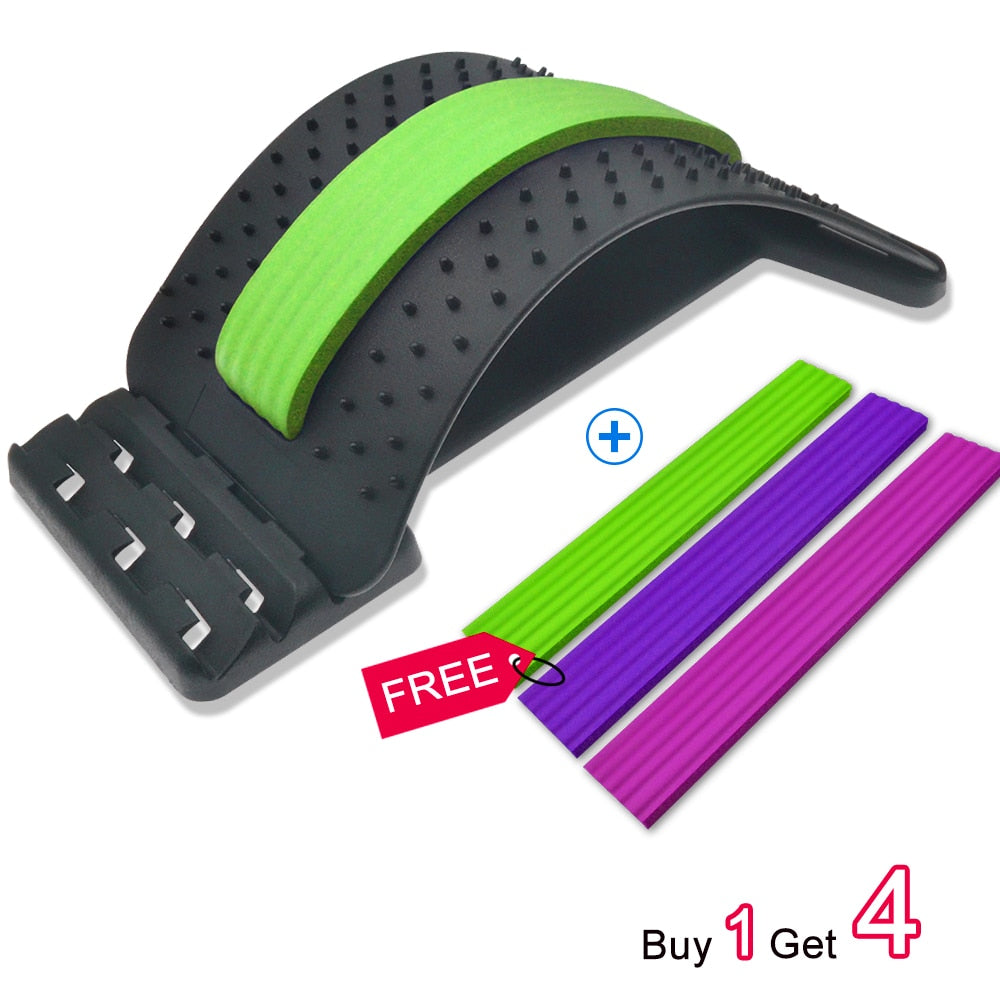 Back Massager Stretcher Support Spine Deck Pain Relief