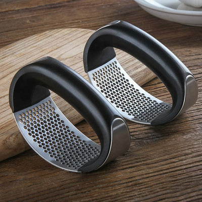 Stainless Garlic Press Household Press Squeezer