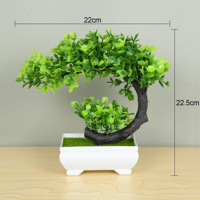 Artificial Plants Potted Green Bonsai Grass Plants - Fajar eMART