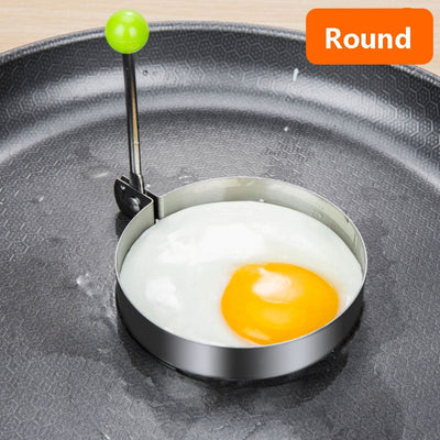 Stainless Steel 5Style Fried Egg Pancake Shaper Omelette Mold