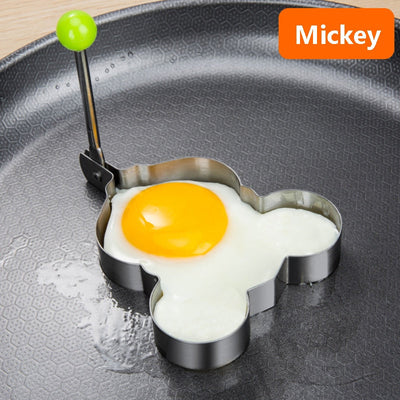 Stainless Steel 5Style Fried Egg Pancake Shaper Omelette Mold
