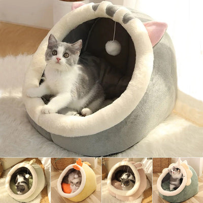 Sweet Kitten Lounger Cushion Cat House Tent