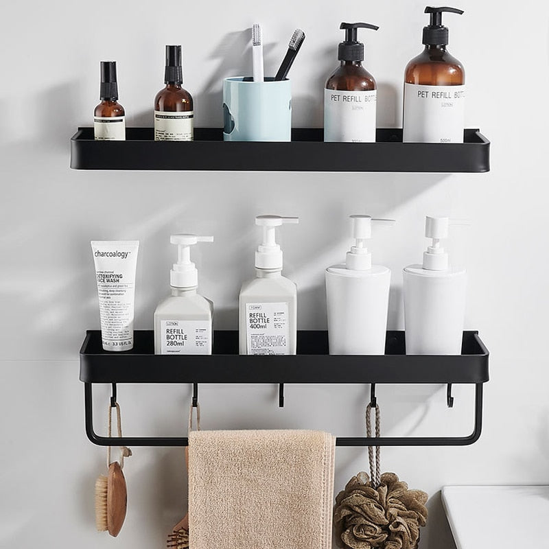 Bathroom Shelf Shampoo Holder Storage Rack