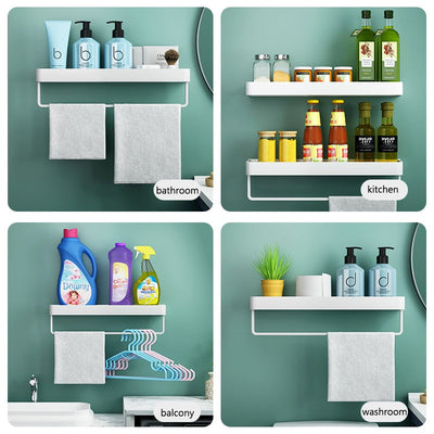 Bathroom Shelf Shampoo Holder Storage Rack