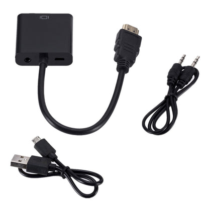 HDMI To VGA Converter HDMI Cable With Audio Power Supply
