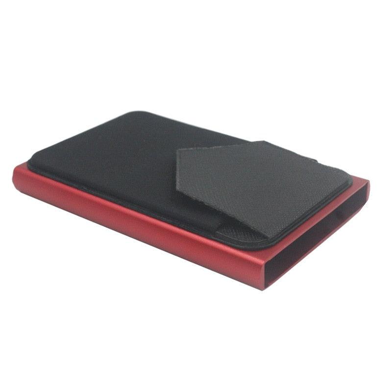 Pop Up ID RFID Card Male Wallet Mini Package Aluminum Metal Protective Gear - Fajar eMART