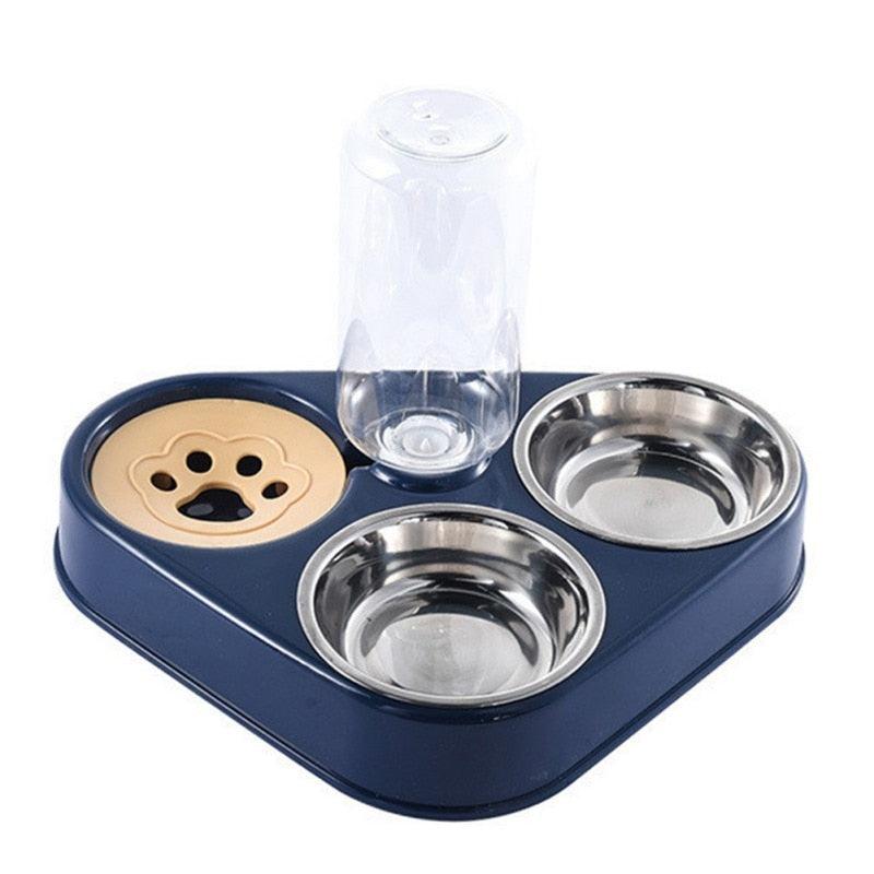 Automatic Drinking Pet Bowl Cat Food Bowl Pet Stainless Steel - Fajar eMART