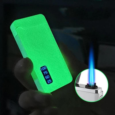Windproof Metal USB Lighter Torch Turbo Lighter Jet Dual Arc - Fajar eMART