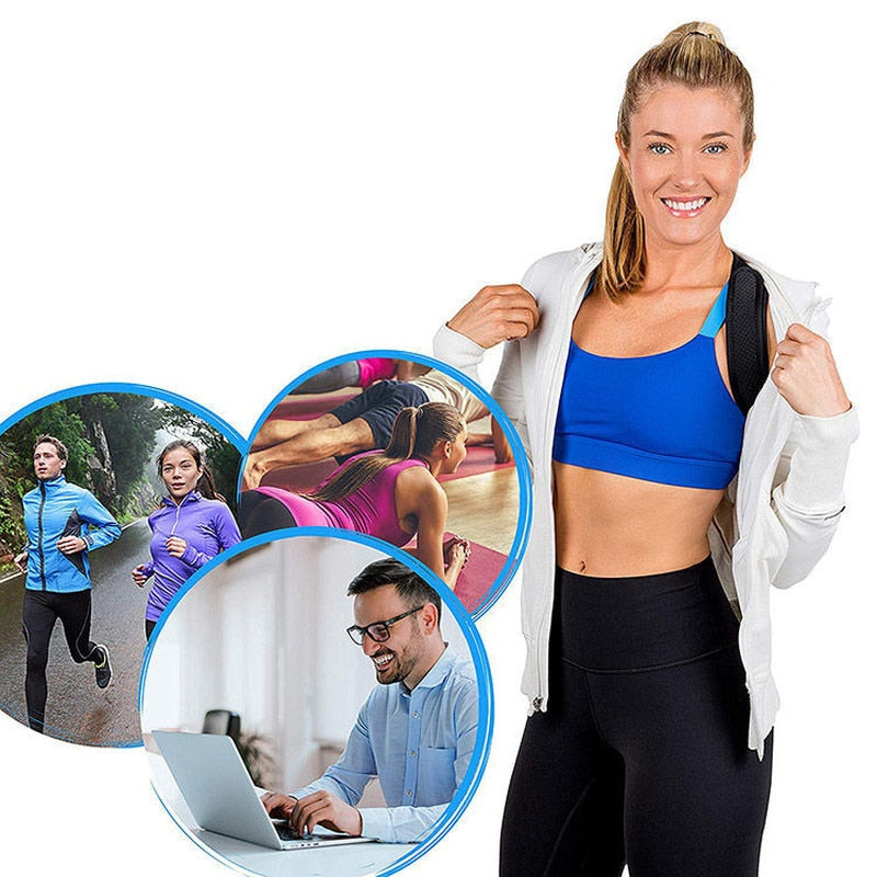 Upper Back Brace Shoulder Lumbar Support Belt Corset Posture Correction