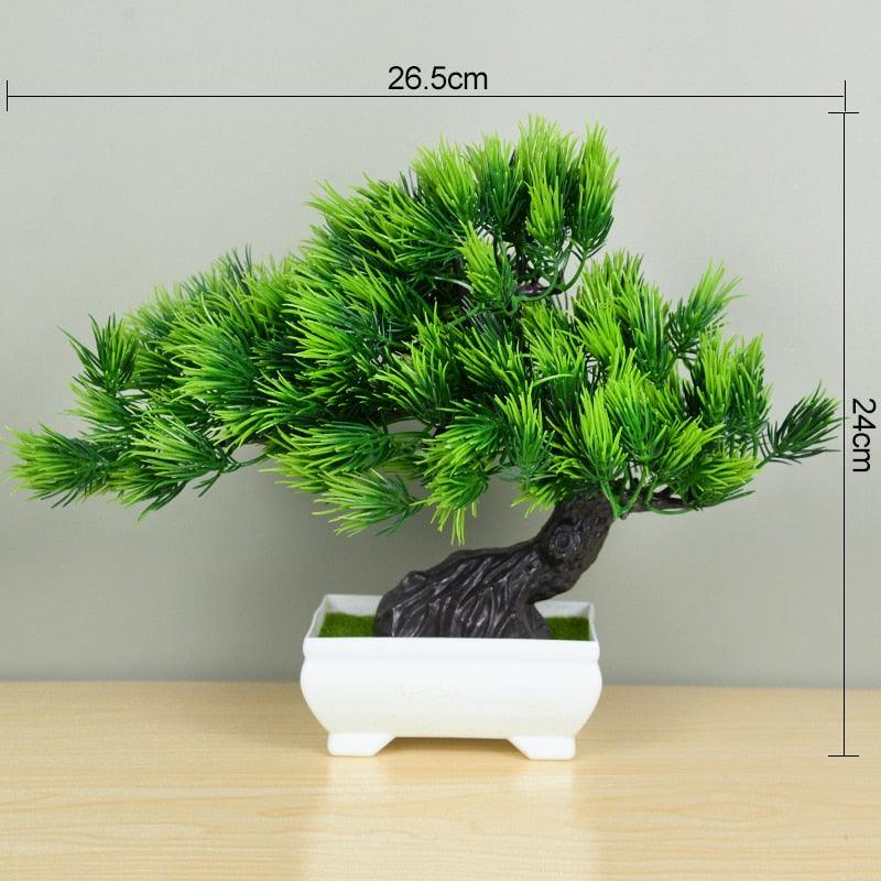 Artificial Plants Potted Green Bonsai Grass Plants - Fajar eMART