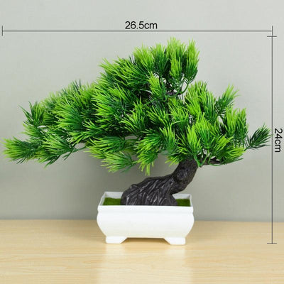 Artificial Plants Potted Green Bonsai Grass Plants - Fajar eMART