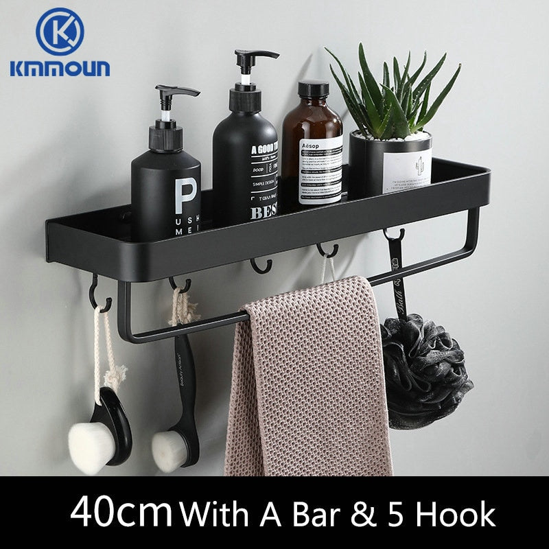 Bathroom Shelf Shampoo Holder Storage Rack