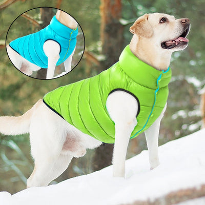 Warm Winter Dog Clothes Vest Reversible Dogs Jacket Coat