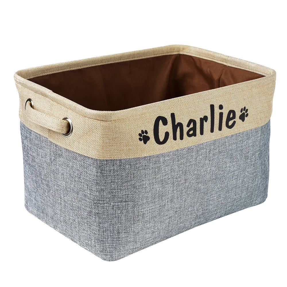 Storage Bins Canvas Collapsible Dog Accessories