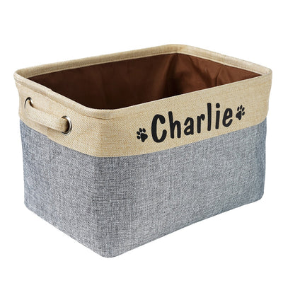 Storage Bins Canvas Collapsible Dog Accessories