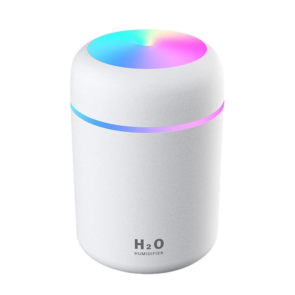 Portable Air Humidifier 300ml Ultrasonic Aroma Essential Oil Diffuser USB