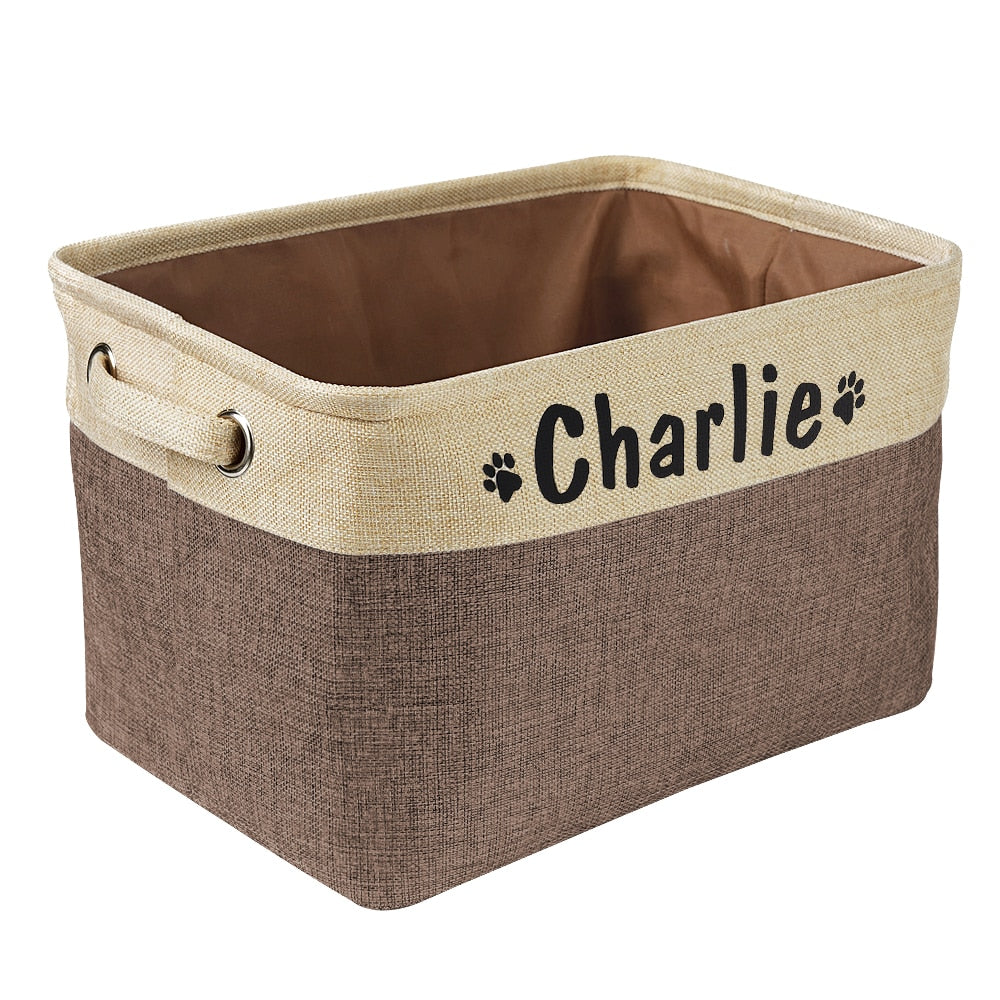 Storage Bins Canvas Collapsible Dog Accessories