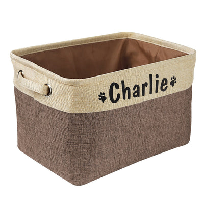 Storage Bins Canvas Collapsible Dog Accessories