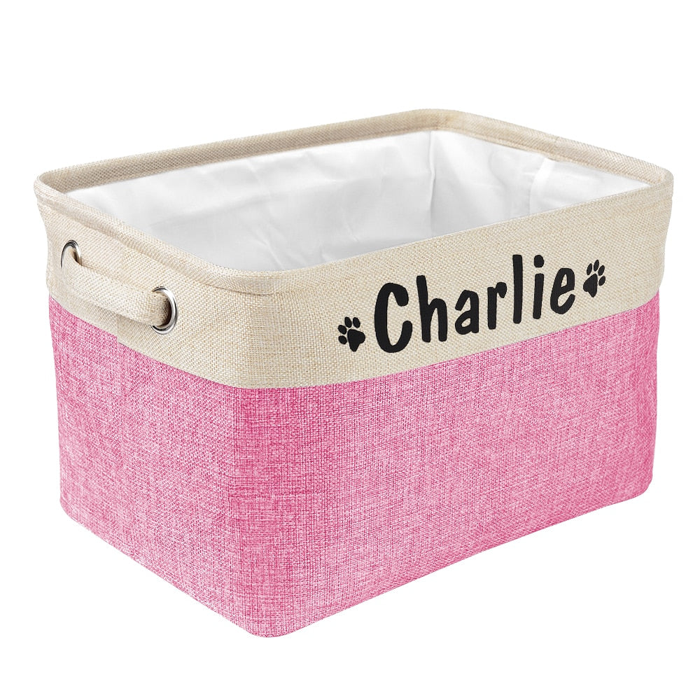 Storage Bins Canvas Collapsible Dog Accessories