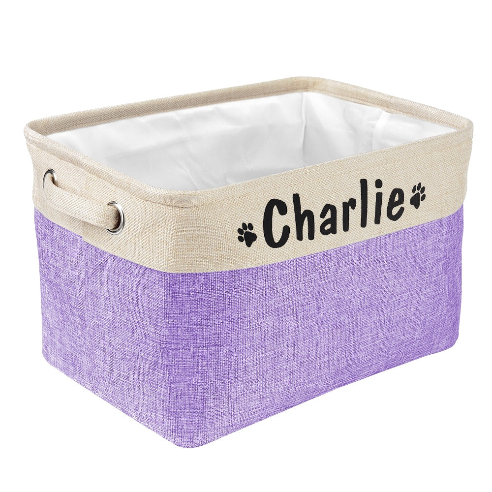 Storage Bins Canvas Collapsible Dog Accessories
